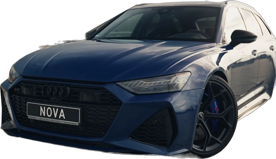 Audi RS 6 Performance van Nova in het blauw
